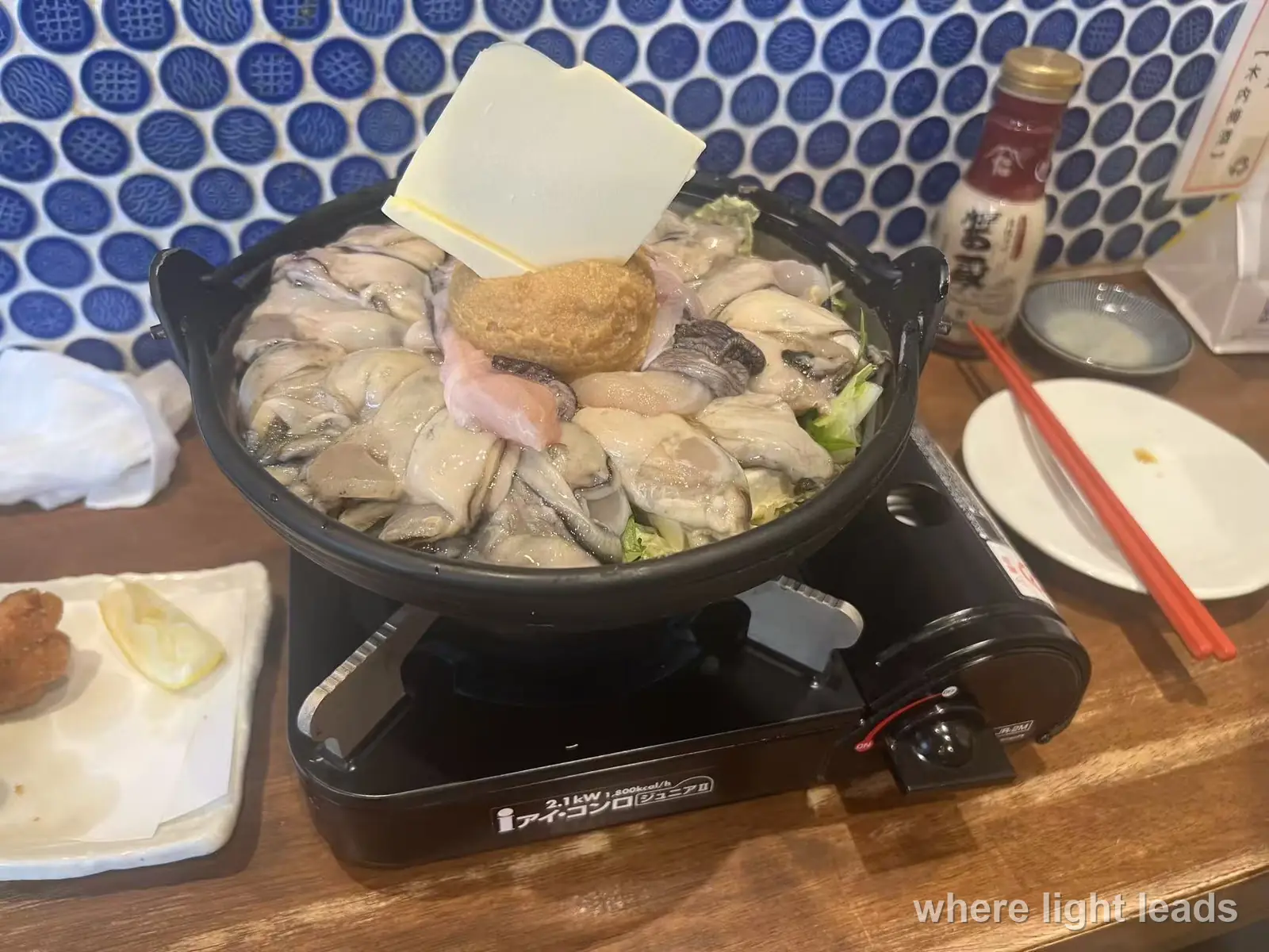 あんこう鍋の昼食